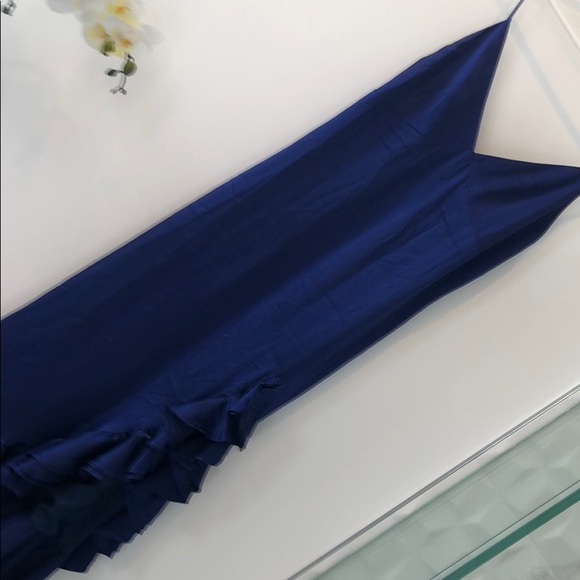 Navy Caroline Constas Dress - Picture 1 of 3